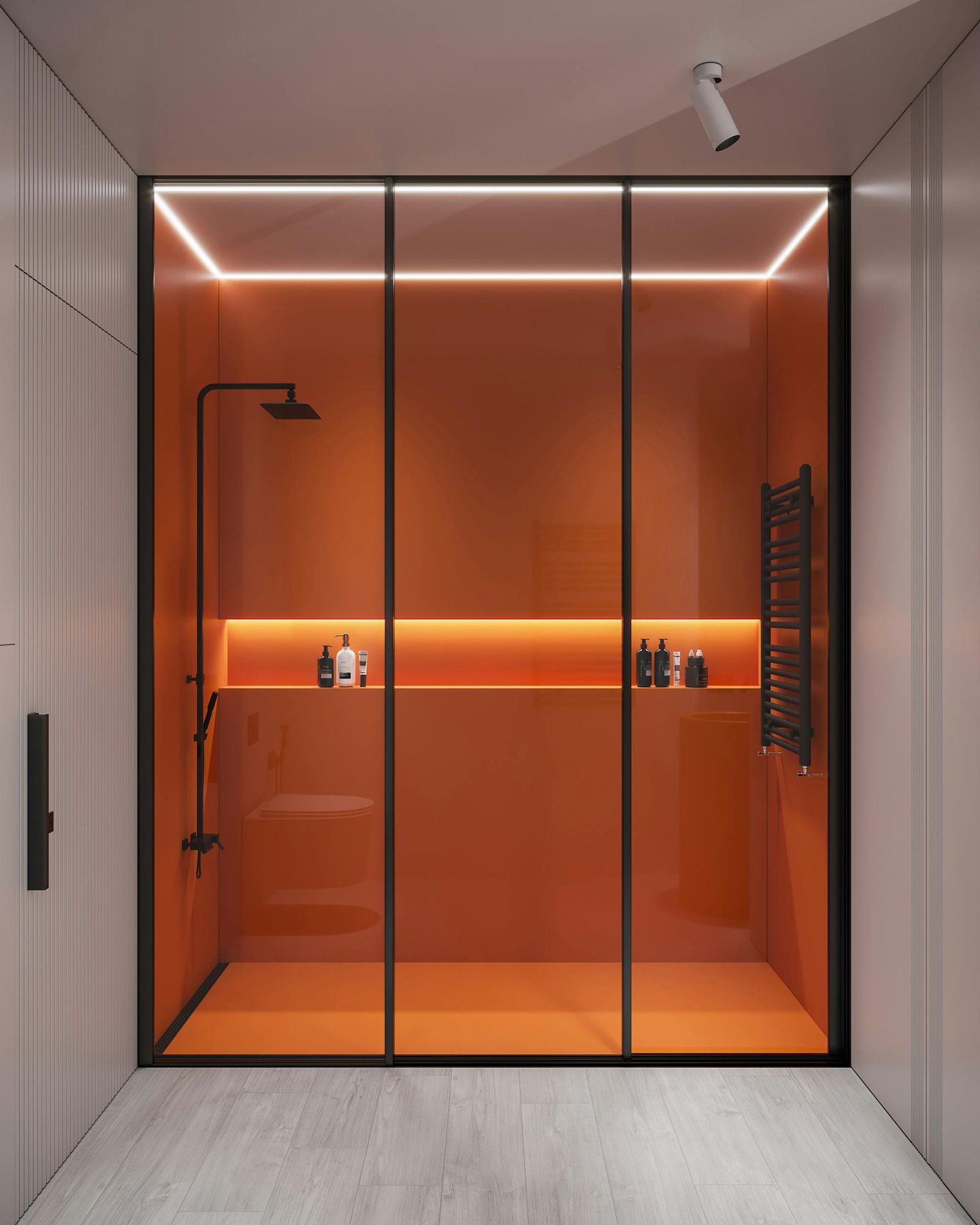 une douche design a Nimes
